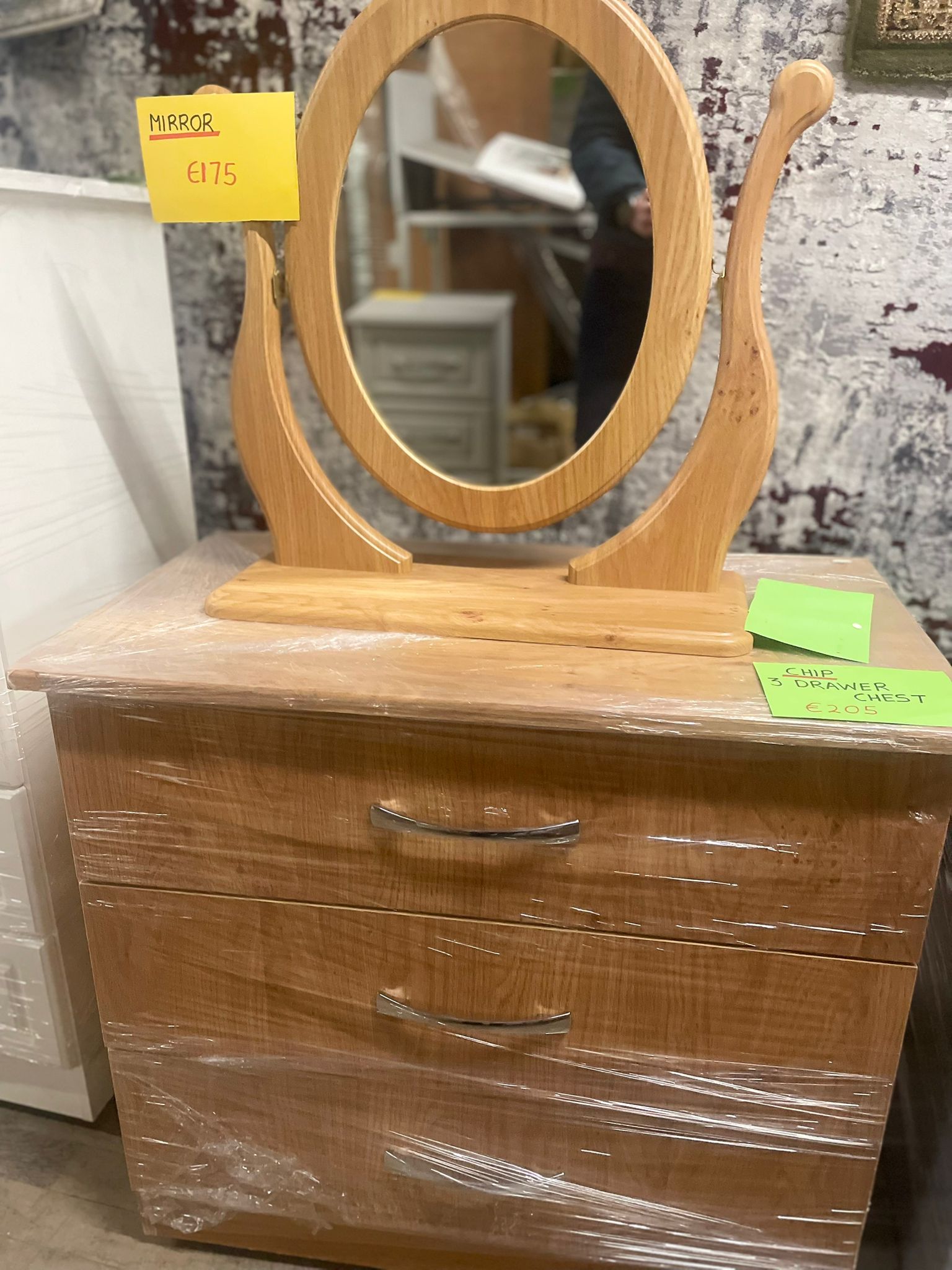 Bedroom furniture display